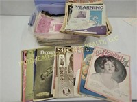 TOTE OF OLD SHEET MUSIC