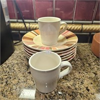 Sophia By Pottery Barn Cups & Dessert Plates