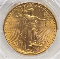 1915-S $20 US Gold Coin - PCGS MS64