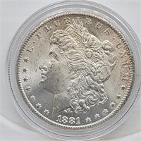 1881-CC Carson City Morgan Silver Dollar - AU