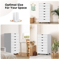 Sweetcrispy 7 Drawer Storage Cabinet