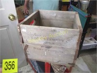 DAIRY PRODUCTS WOODEN CRATE-PICK UP ONLY