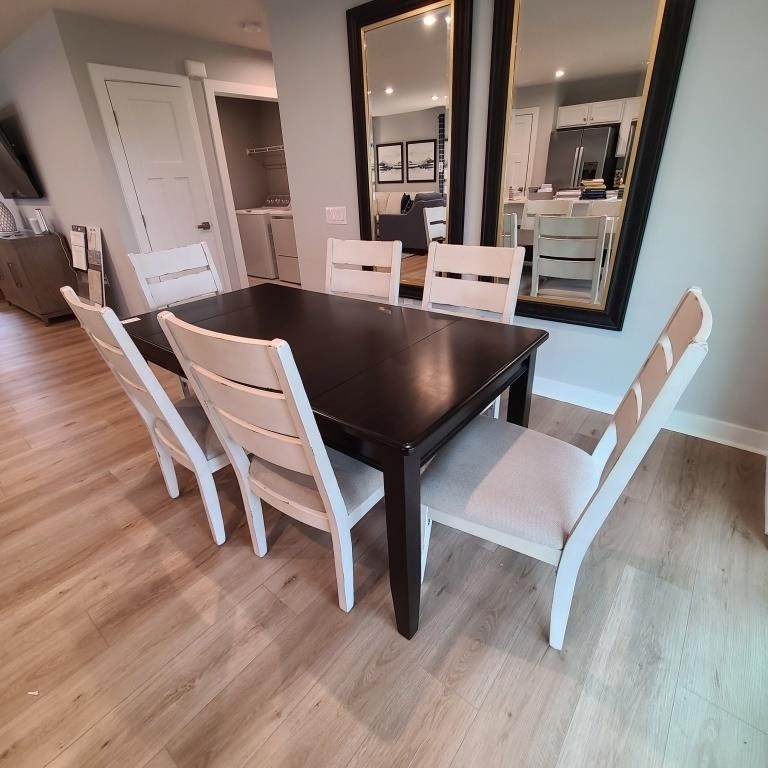 7PC DINING TABLE & CHAIRS