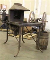 Buffalo Forge w/Assorted Tongs & Coal Barrel