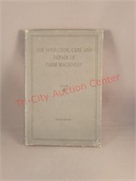 3rd edition 1929 The operation, care and repair