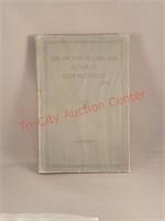 4th edition 1930 The operation, care and repair