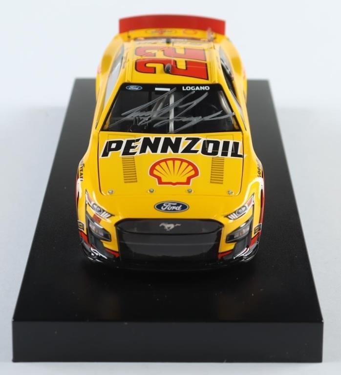 Autographed Joey Logano NASCAR Car