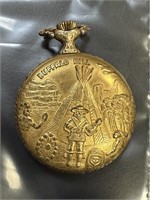 VTG DUFNTE BUFFALO BILL POCKETWATCH