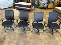 Affinity Black Meshback Task Chairs