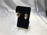 14k Yellow Gold Hoop Earrings