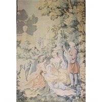 Vintage French Victorian Style Tapestry