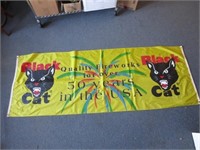 Black Cat Fireworks Banner 8' x 3'