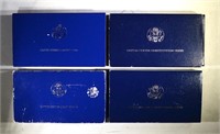 4 Silver Commemoratives