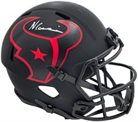 Nico Collins Autographed Houston  Black Helmet