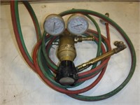 Harris Valve oxygen/acetylene, hose, torch