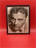 Autographed Richard Burton, framed photo