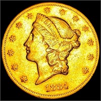 1884-S $20 Gold Double Eagle UNCIRCULATED