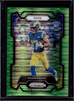 Puka Nacua ROOKIE CARD 2023 Panini Prizm Neon