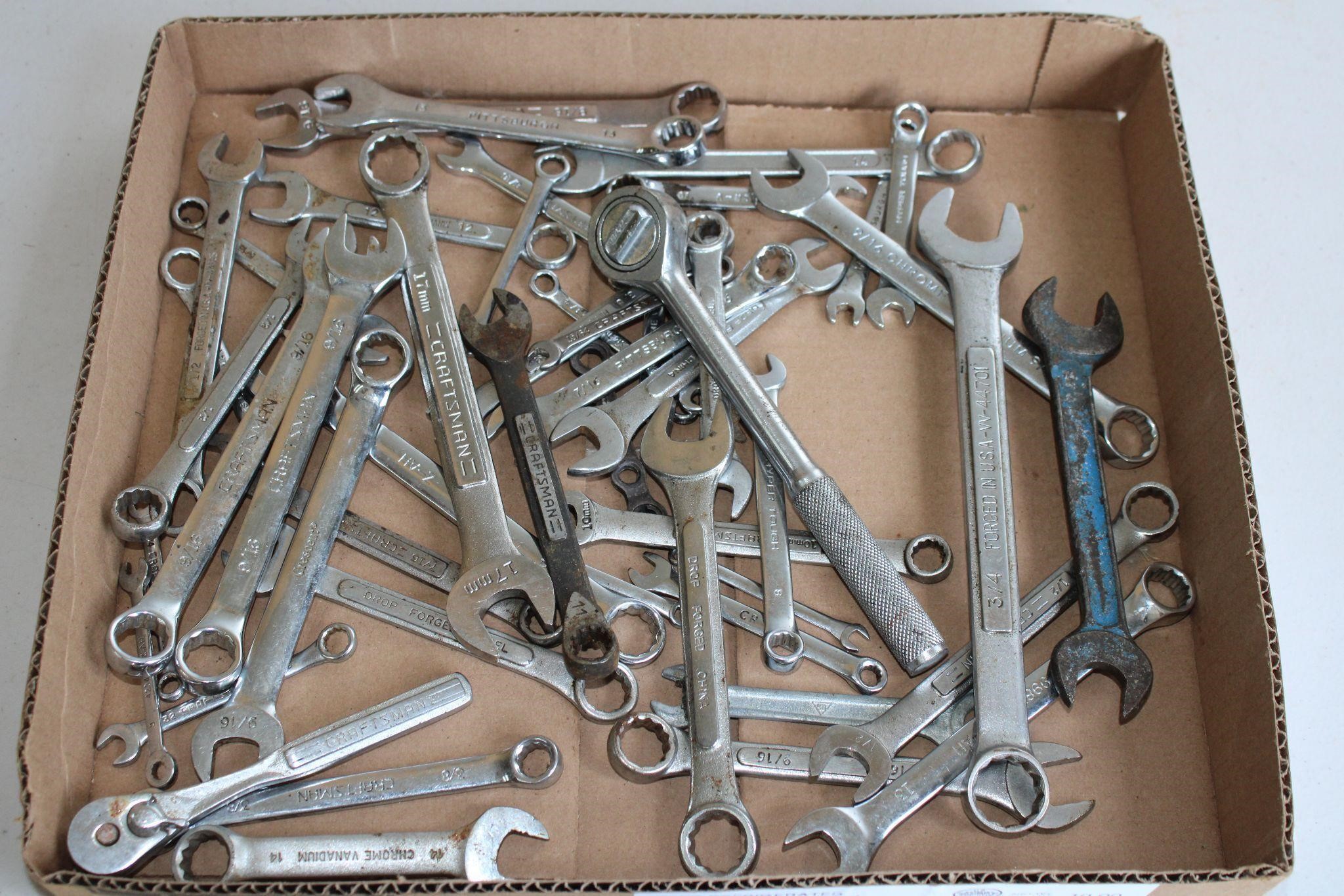 Wrenches Tools Lot