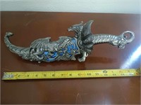 440 STAINLESS FIGHTING DRAGON FANTASY DAGGER KNIFE