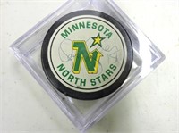 Dave Gagner Autographed Minnesota Puck