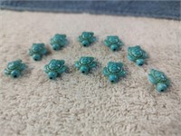 10 Turtle Charms for Jewelry Making