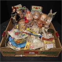 Lot of Doll Crafting Supplies