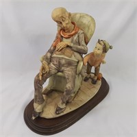 Capodimonte style sculpture - Grandpa's Helper