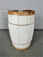 Wooden Nail Keg Filled W Mason Jars