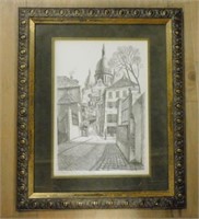 Parisian "Montmartre" F. Dhoska Artwork.