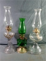 Beautiful Assortment of Vintage Oil Lamps