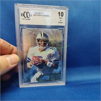 Troy Aikman #29 1996 Metal Card 10 Mint or Better