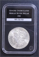 US Coins 1902-O Morgan Dollar in Holder, Circulate