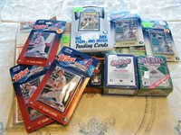 ASSORTED UNOPENED BOXES BASEBALL & FOOTBALL CARDS