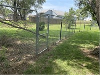 (9) 10x6 Chainlink Panels, one with gate.