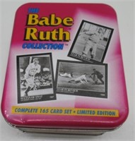 NEW IN TIN BABE RUTH CARD COLLECTION.