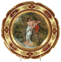 9.5 in. Royal Vienna Porcelain Plate