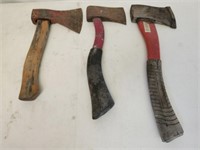 Lot of 3 Hatchets