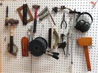 Wood Mallet, Ball Pein Hammer, Chain, Wrenches