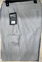 2 MAD PELICAN SHORTS GREY LARGE RETAIL $79