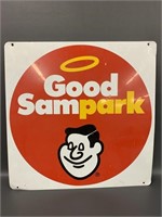 Vintage Good Sampark Metal Sign