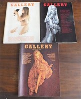 1973 GALLERY MAGAZINES