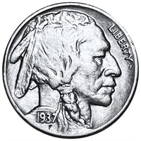 1937-D Buffalo Head Nickel LIGHTLY CIRCULATED