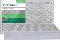 FilterBuy 18x30x1 MERV 8, HVAC Filters (6-Pack)