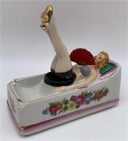 Burlesque Porcelain Ashtray - Made in Japan