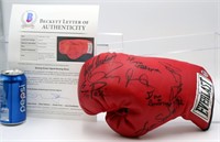Boxing Greats Signed Boxing Glove in Display