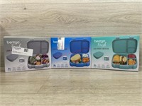 3 Bentgo lunch boxes