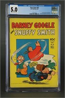 Four Color #40 Barney Google Snuffy Smith CGC 5.0