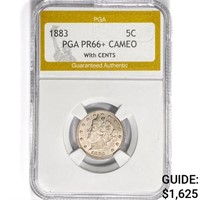 1883 Liberty Victory Nickel PGA PR66+ Cameo W/