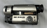 Sony Handycam 72X digital zoom video camera